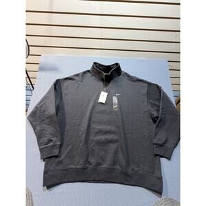 Nike Swoosh Authentic Sweatshirt Men Sz 4XL Black Brand New